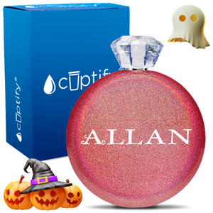 Personalized Eerie Halloween Font 5oz Jewel Flask