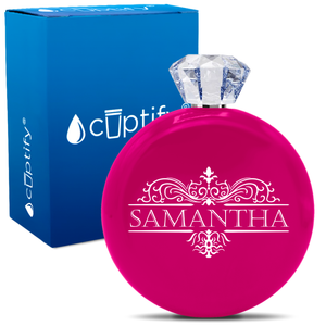 Personalized Vestige Design 5oz Jewel Flask