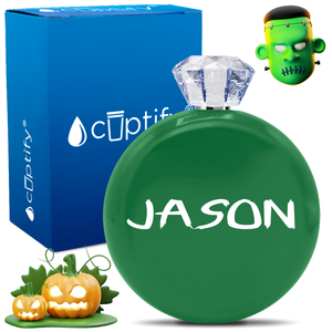 Personalized Scary Halloween Font 5oz Jewel Flask