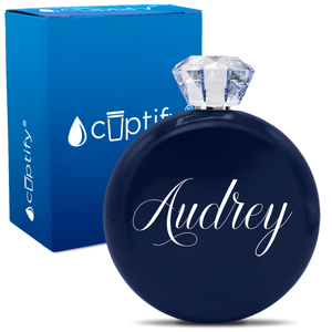 Personalized Audrey Style 5oz Jewel Flask