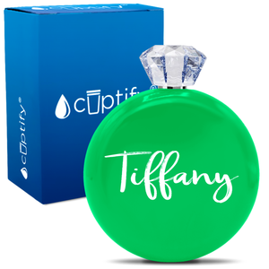 Personalized Tiffany Style 5oz Jewel Flask