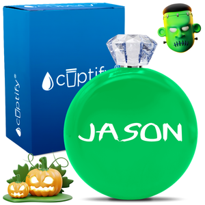 Personalized Scary Halloween Font 5oz Jewel Flask