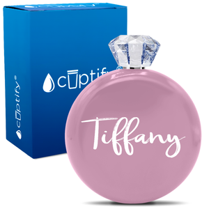 Personalized Tiffany Style 5oz Jewel Flask