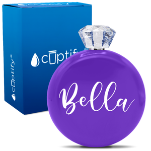 Personalized Bella Style 5oz Jewel Flask