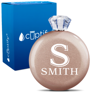 Personalized Monogram Initial and Name 5oz Jewel Flask