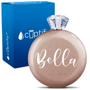 Personalized Bella Style 5oz Jewel Flask