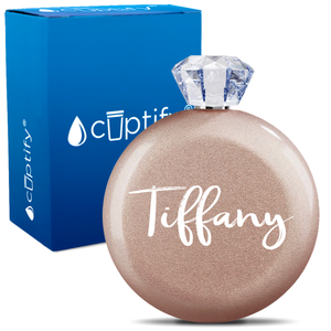 Personalized Tiffany Style 5oz Jewel Flask