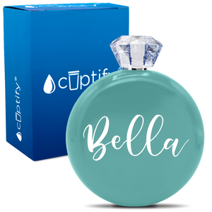 Personalized Bella Style 5oz Jewel Flask