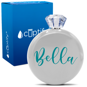 Personalized Bella Style 5oz Jewel Flask