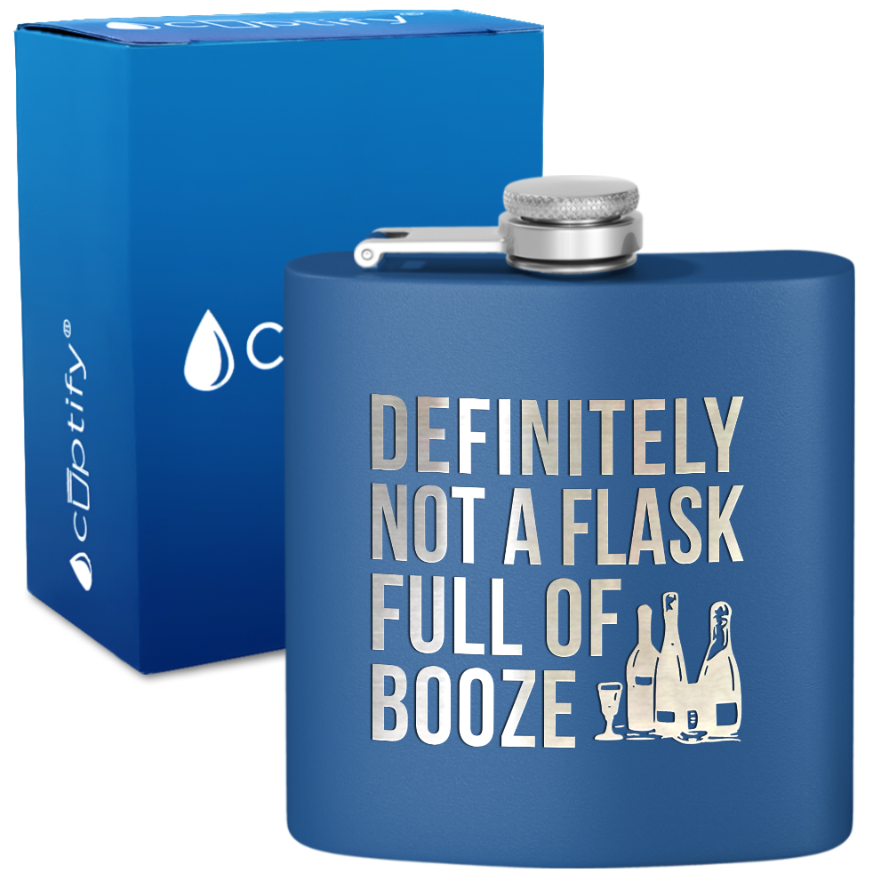 Definitely Not a Flask 6 oz Stainless Steel Hip Flask
