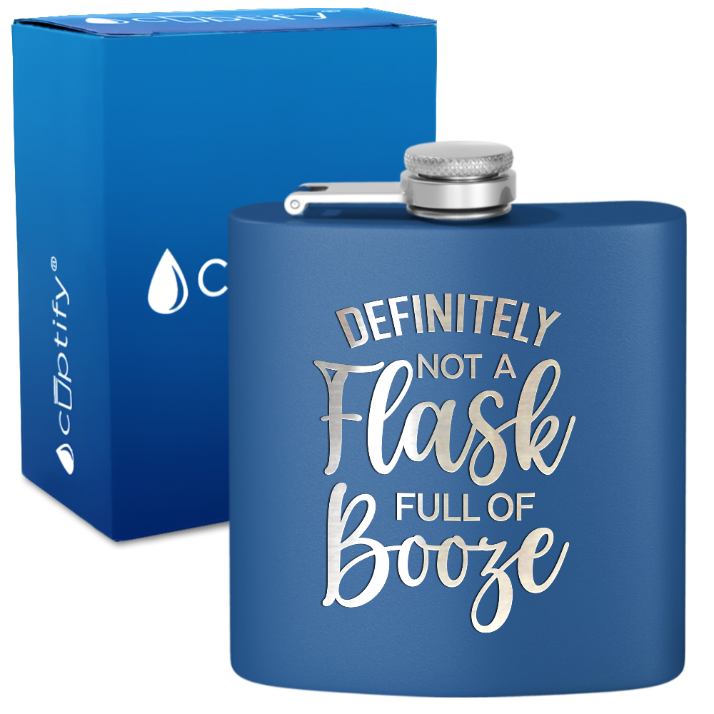 Definitely Not A Flask 6 oz Stainless Steel Hip Flask
