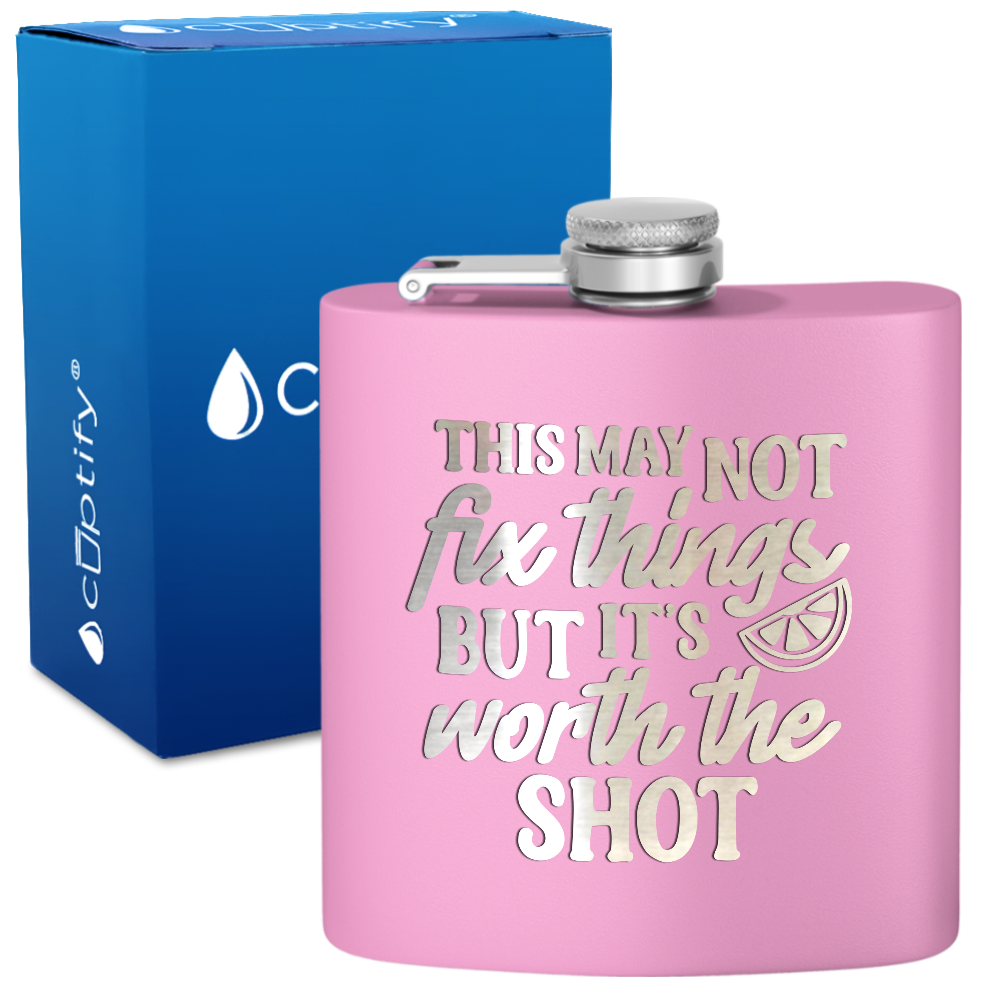 This May Not Fix Things 6 oz Stainless Steel Hip Flask