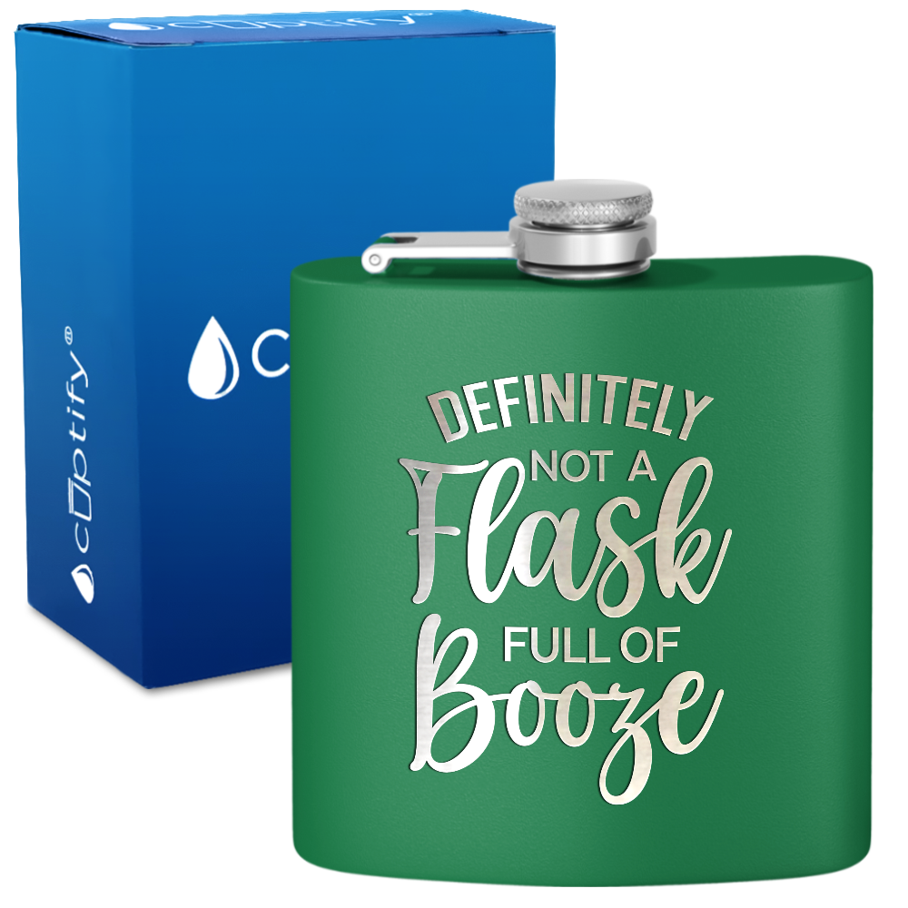 Definitely Not A Flask 6 oz Stainless Steel Hip Flask