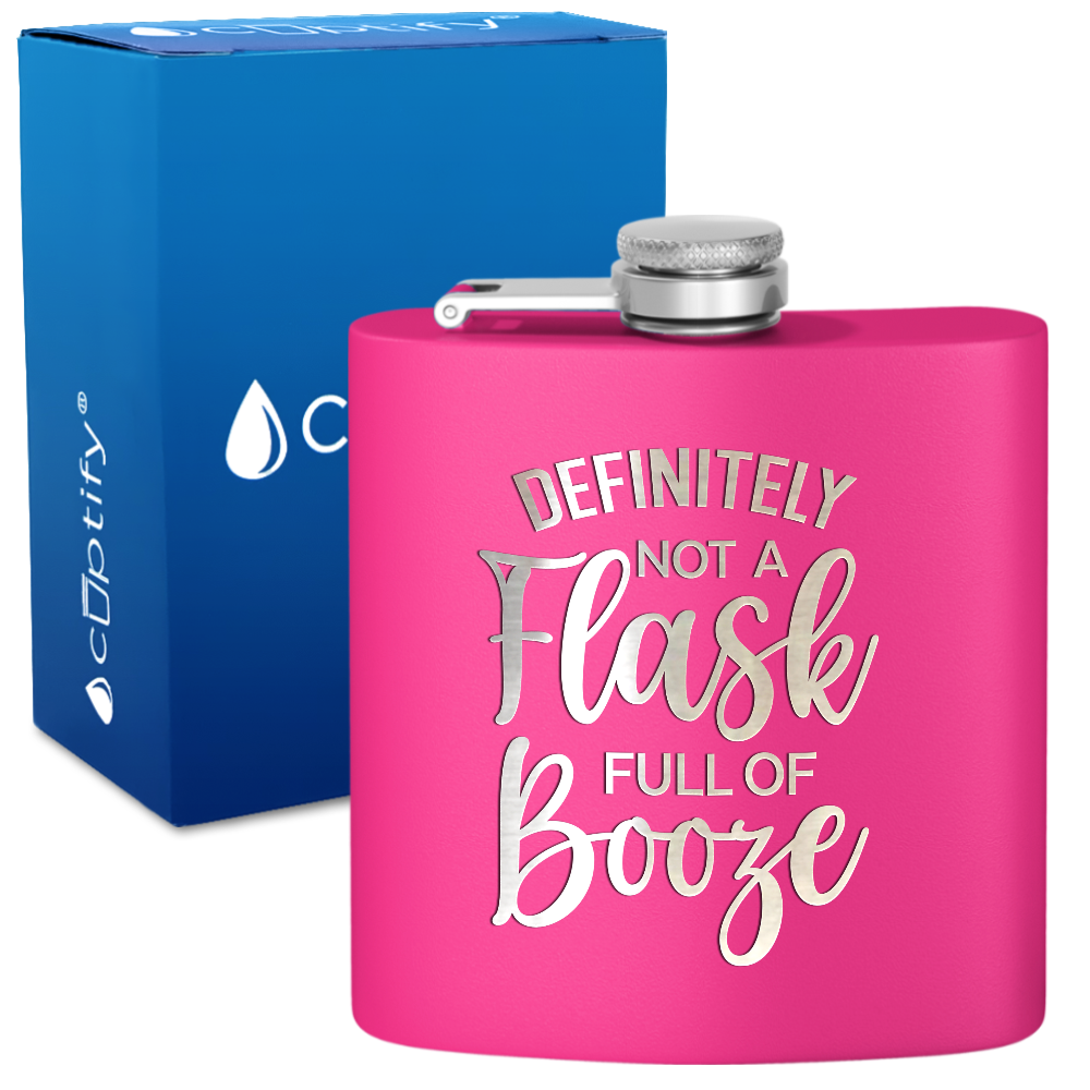 Definitely Not A Flask 6 oz Stainless Steel Hip Flask