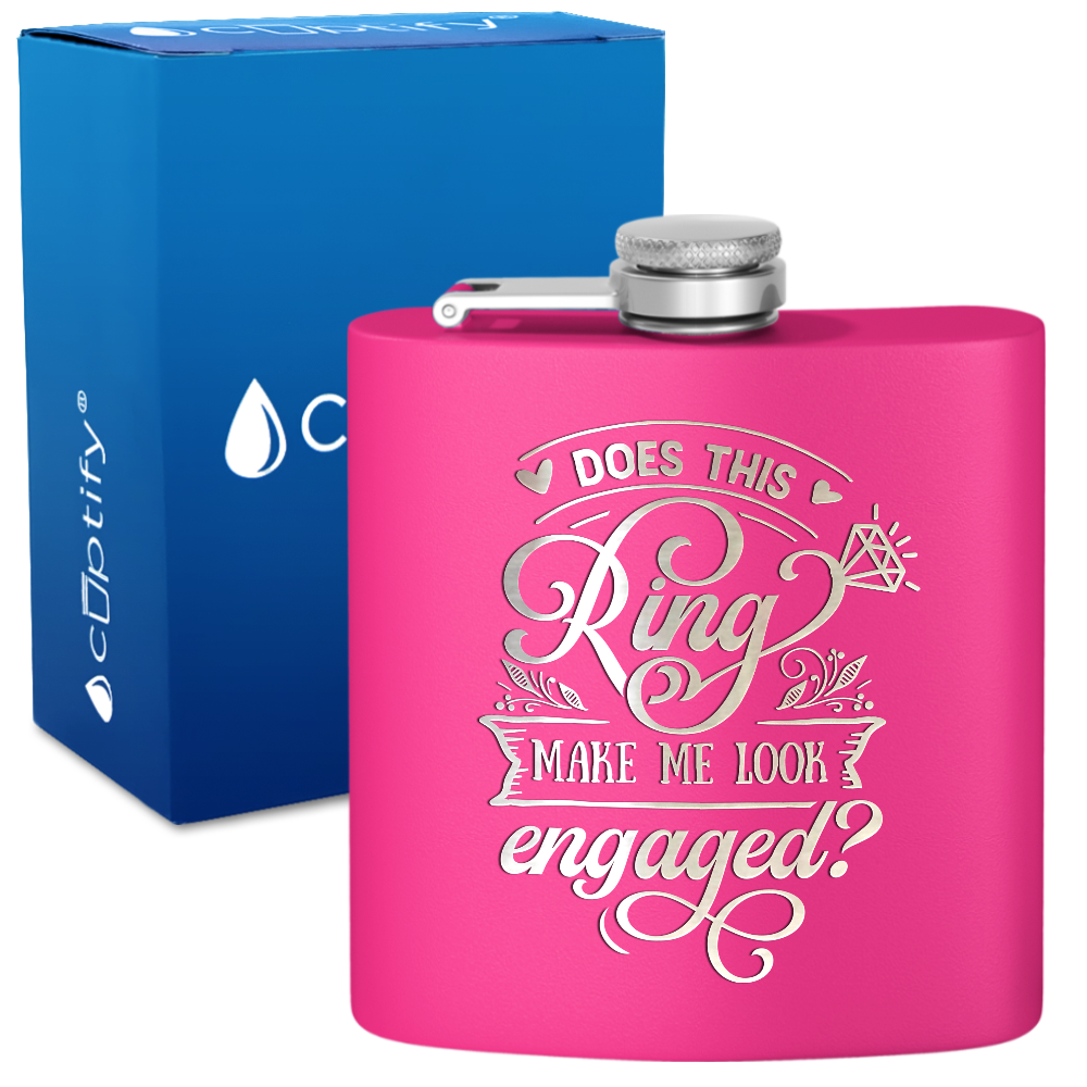 Does This Ring 6 oz Stainless Steel Hip Flask