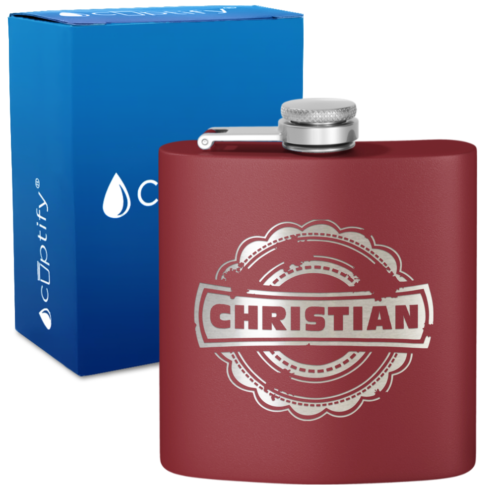 Personalized Asperous 6oz Hip Flask