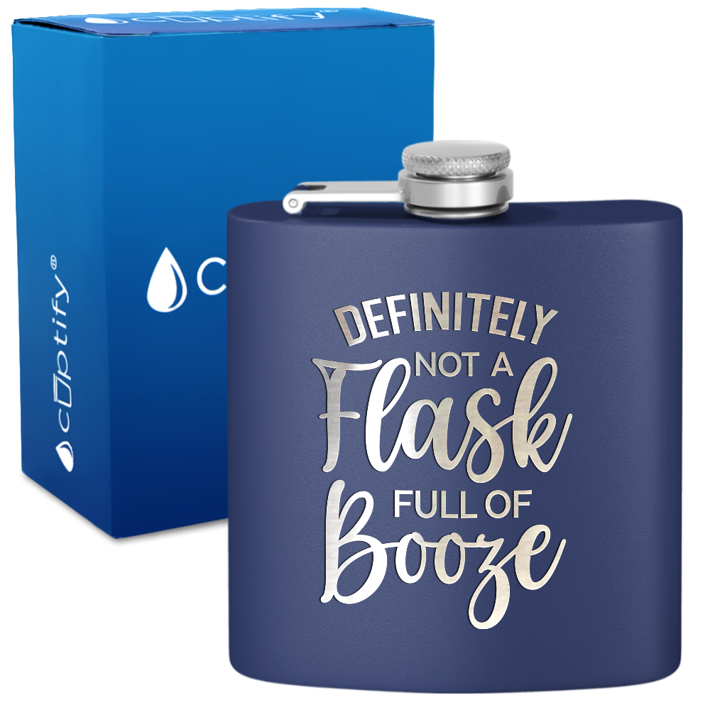 Definitely Not A Flask 6 oz Stainless Steel Hip Flask