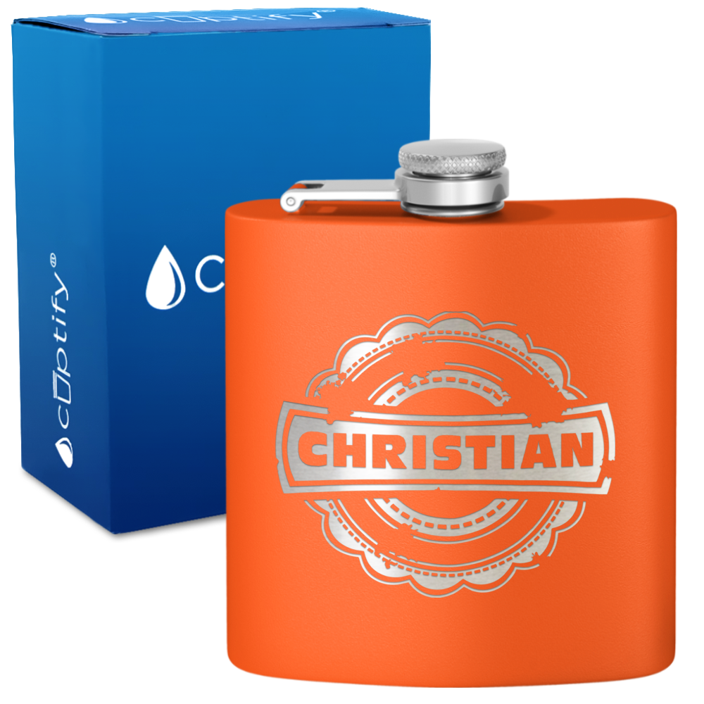 Personalized Asperous 6oz Hip Flask