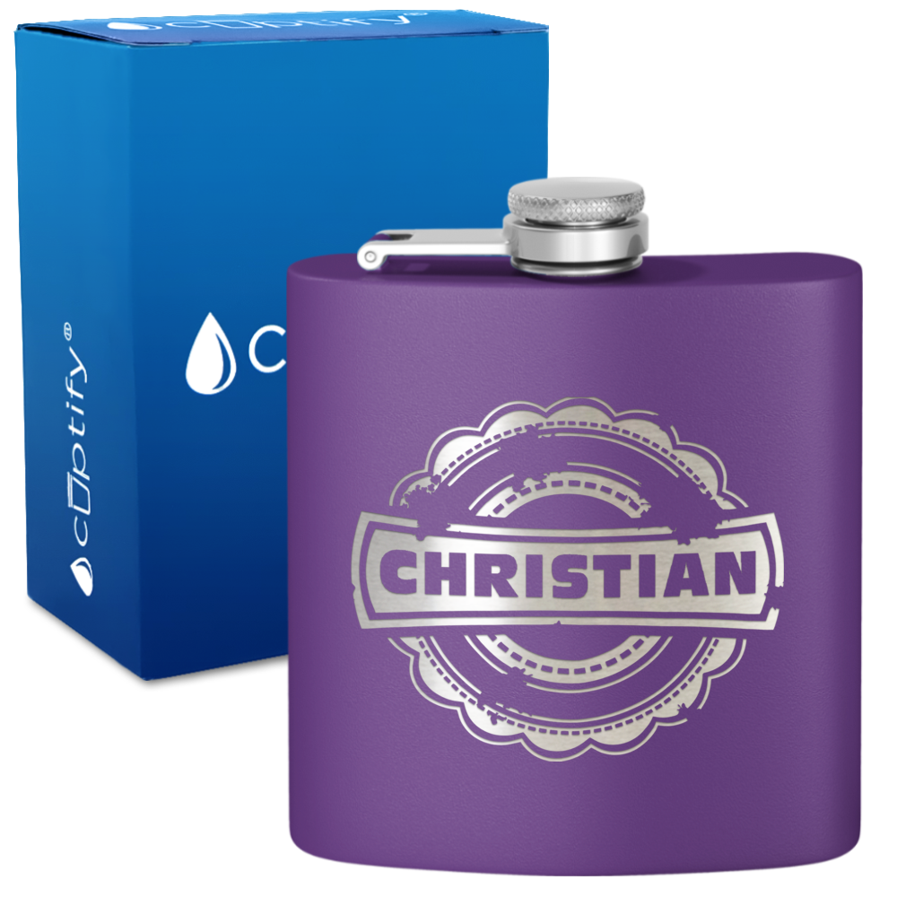 Personalized Asperous 6oz Hip Flask