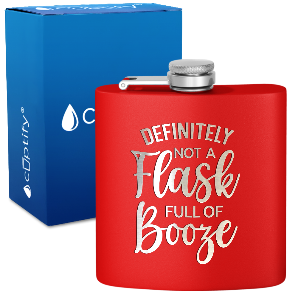Definitely Not A Flask 6 oz Stainless Steel Hip Flask