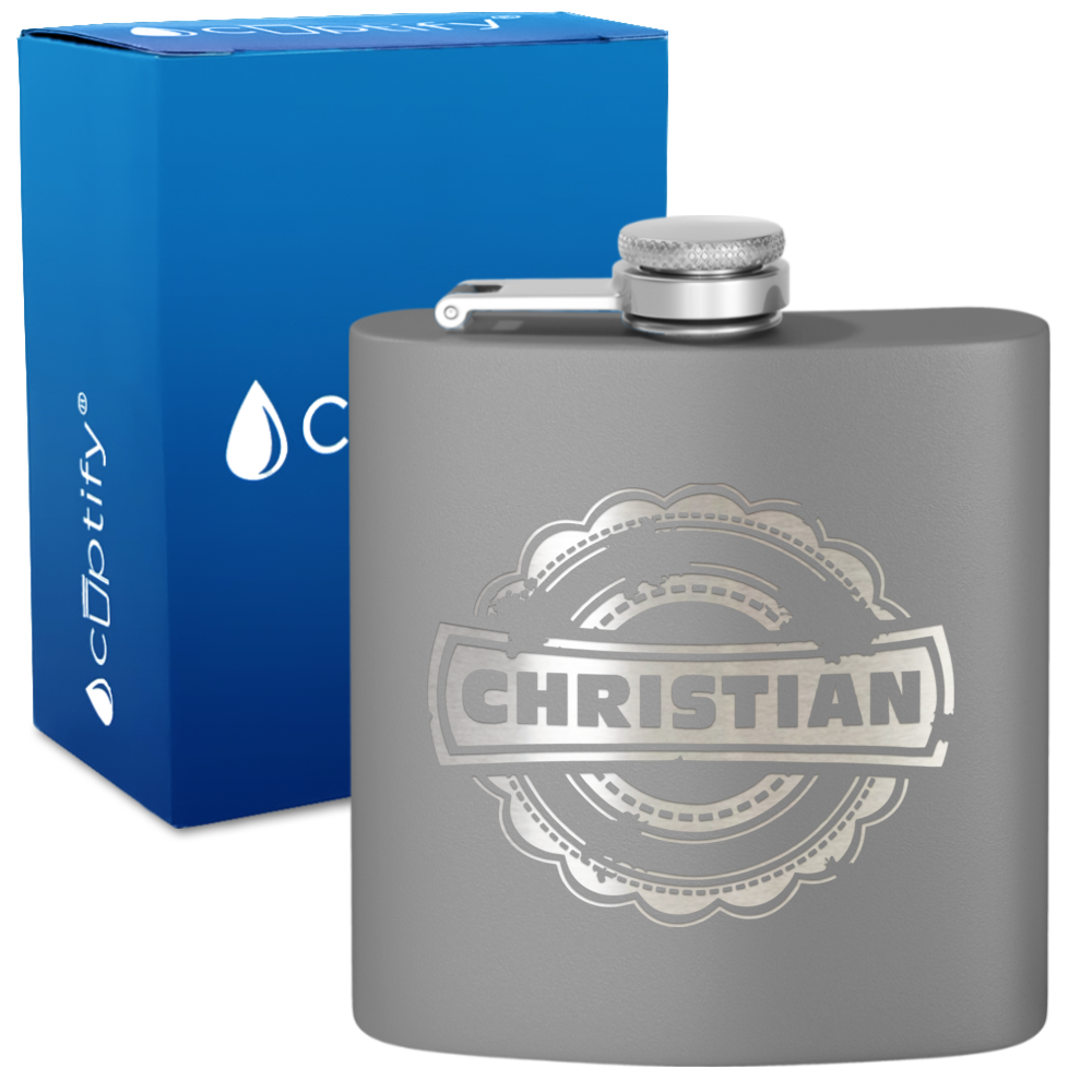 Personalized Asperous 6oz Hip Flask