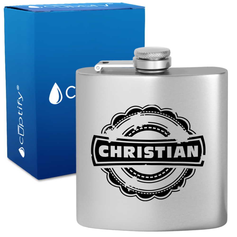 Personalized Asperous 6oz Hip Flask