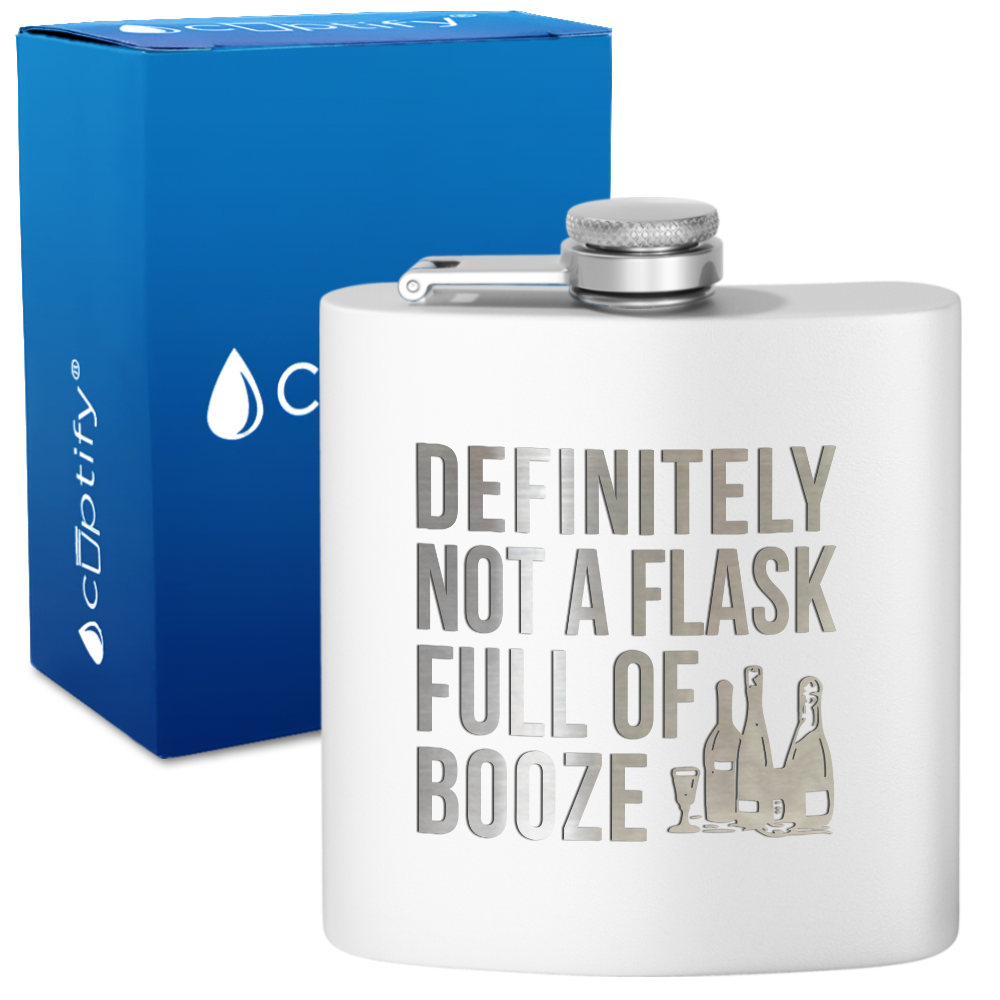 Definitely Not a Flask 6 oz Stainless Steel Hip Flask