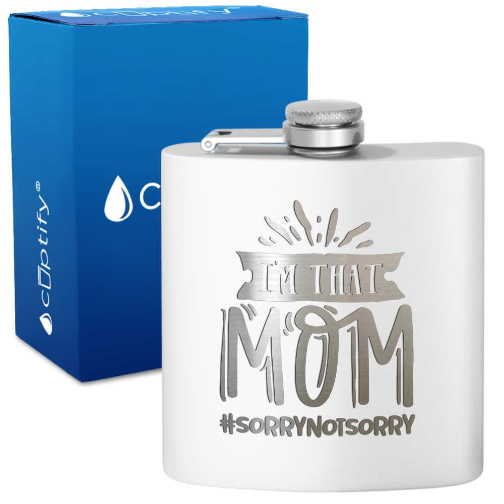I'm That Mom 6 oz Stainless Steel Hip Flask