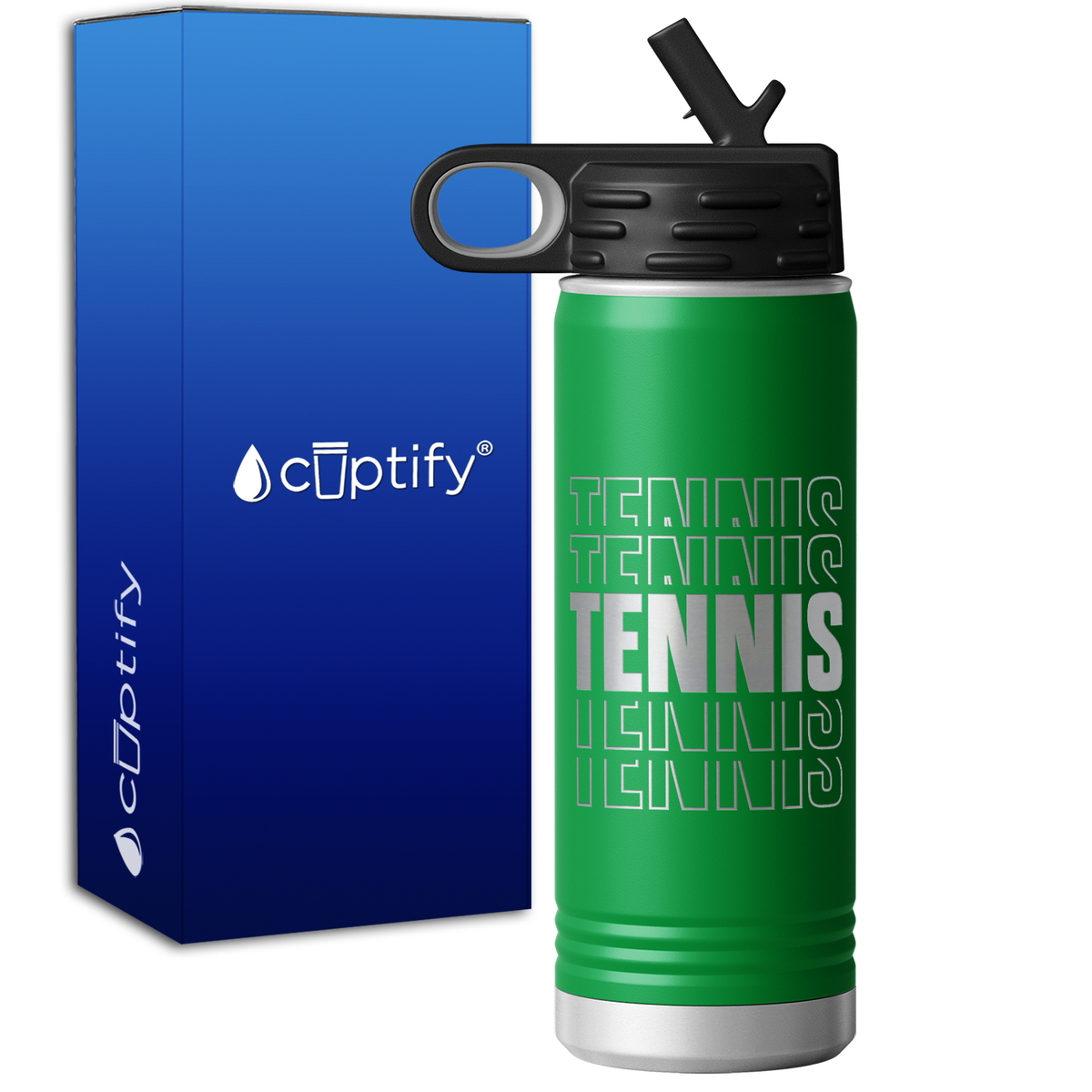 Tennis Tennis Tennis 20oz Sport Water Bottle