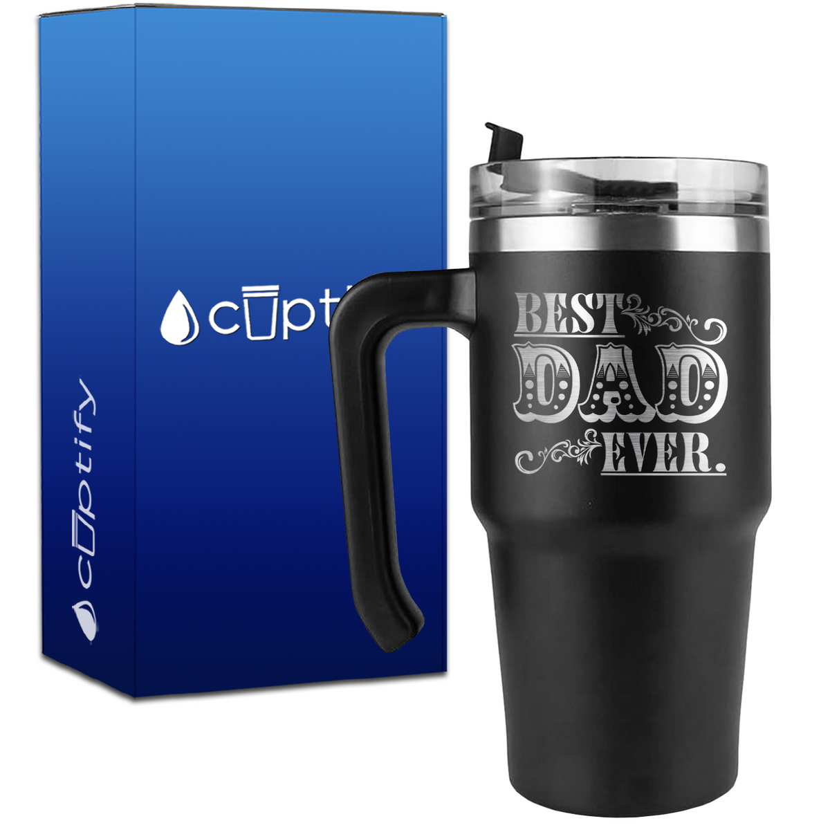 Best Dad Ever on 20oz Dad Travel Mug