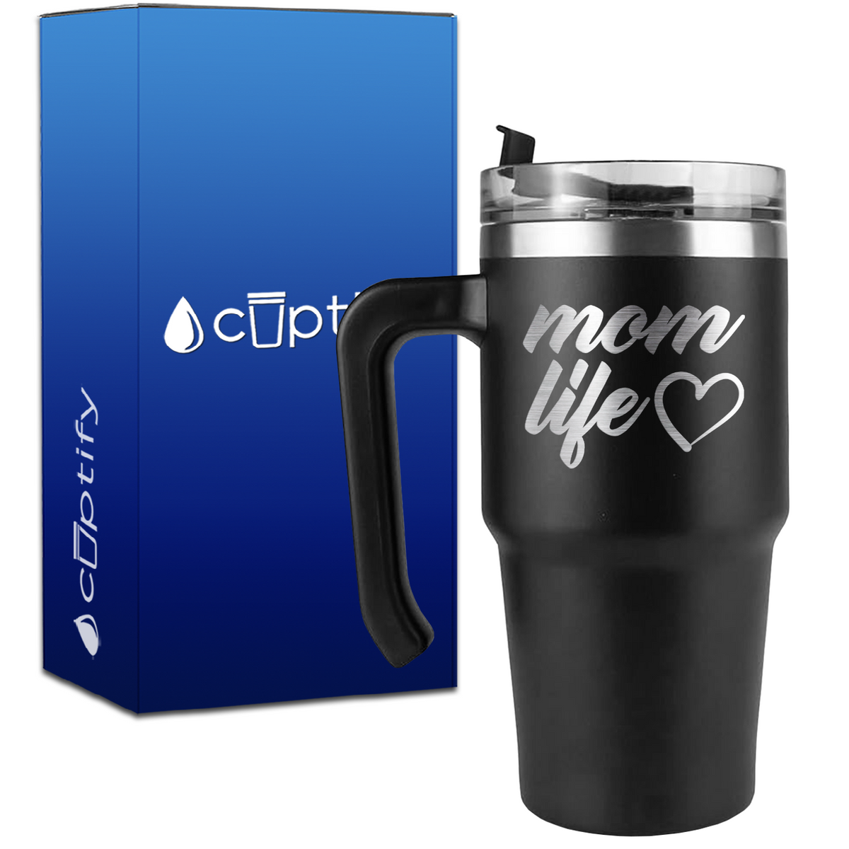 Mom Life on 20oz Mom Travel Mug