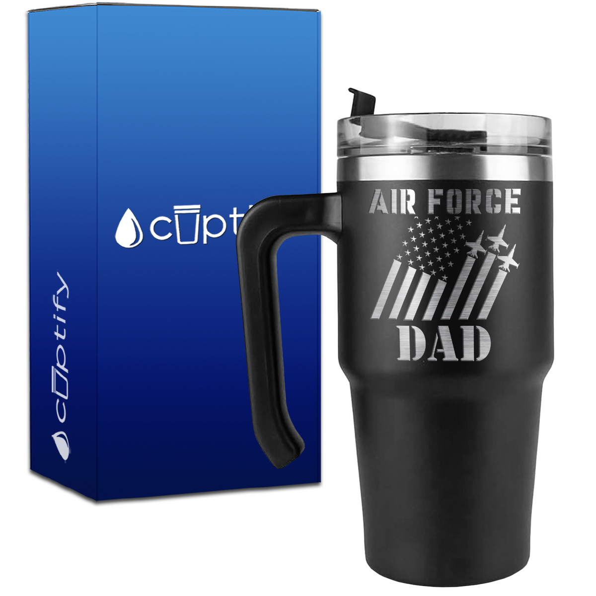 Air Force Dad on 20oz Travel Mug