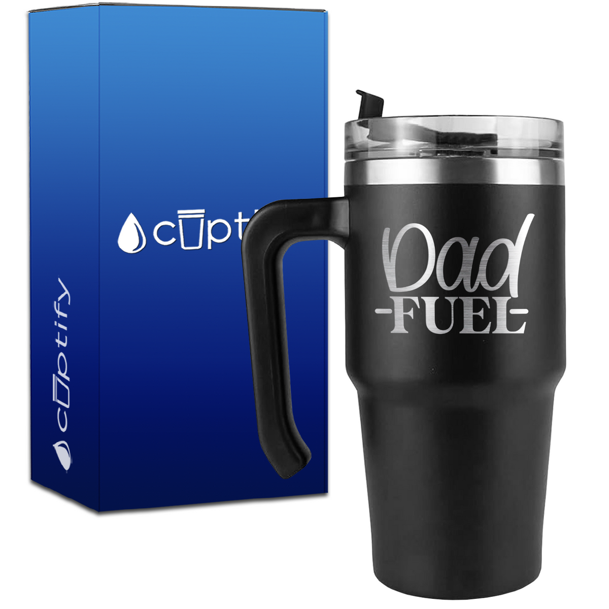 Dad Fuel on 20oz Dad Travel Mug