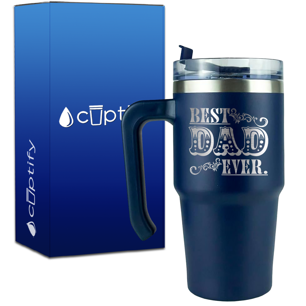 Best Dad Ever on 20oz Dad Travel Mug