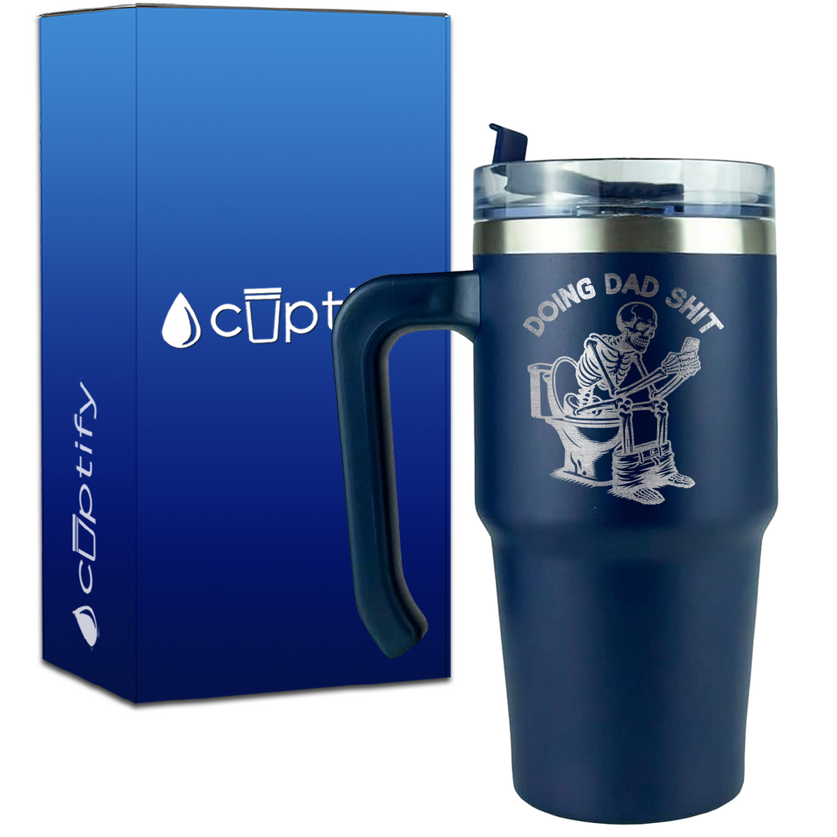 Doing Dad Shit on 20oz Funny Travel Mug