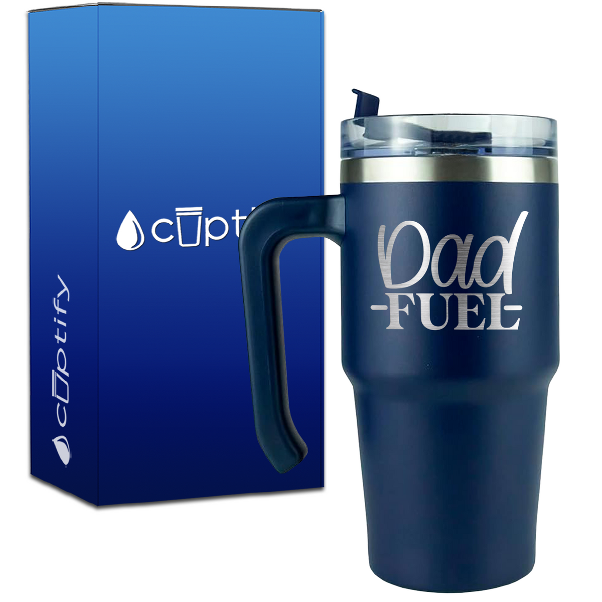 Dad Fuel on 20oz Dad Travel Mug