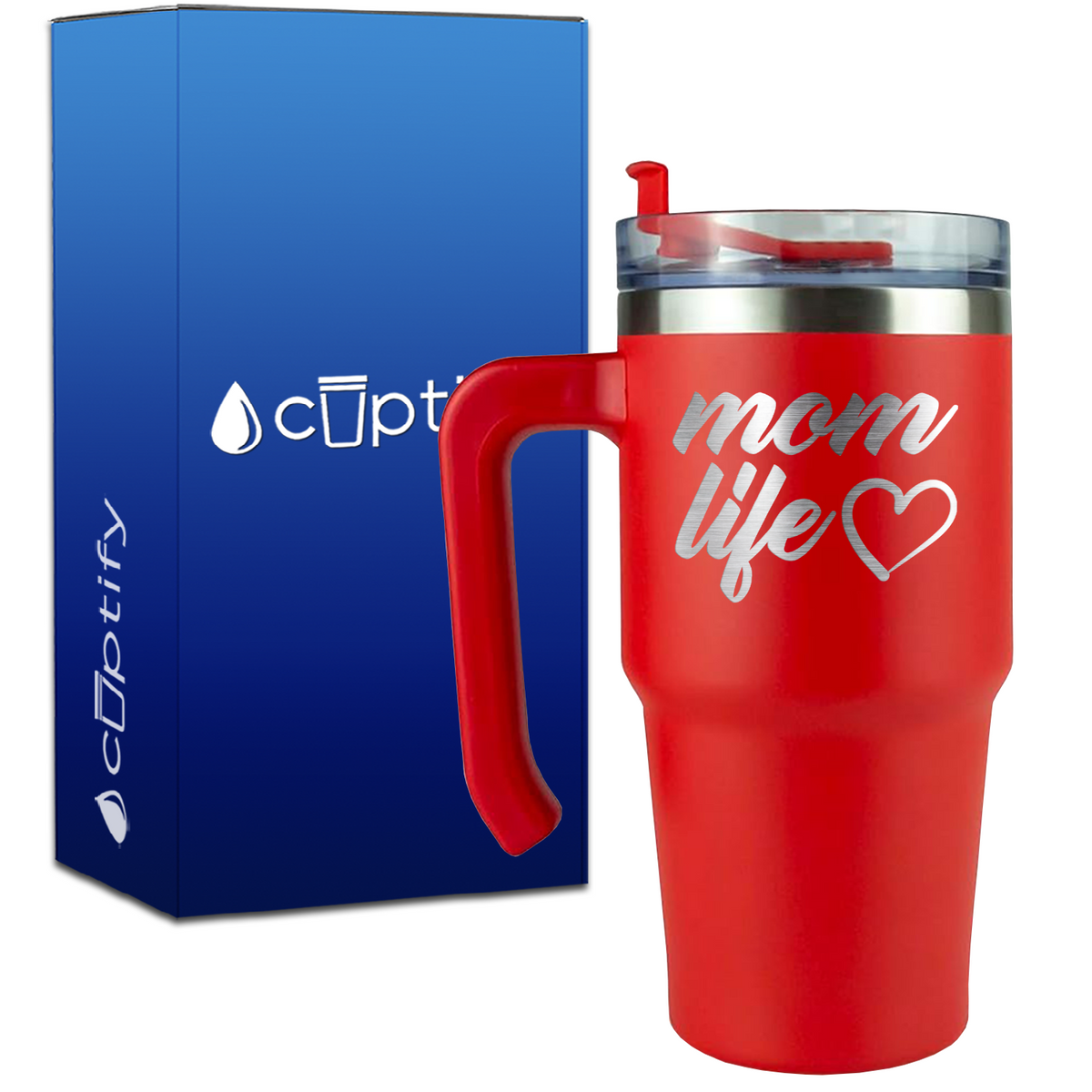Mom Life on 20oz Mom Travel Mug