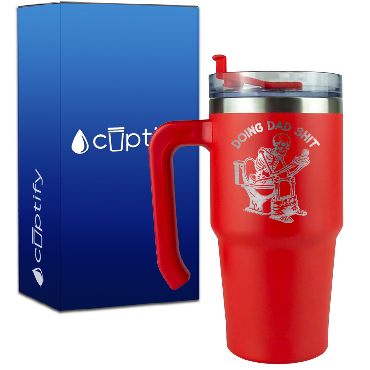 Doing Dad Shit on 20oz Funny Travel Mug