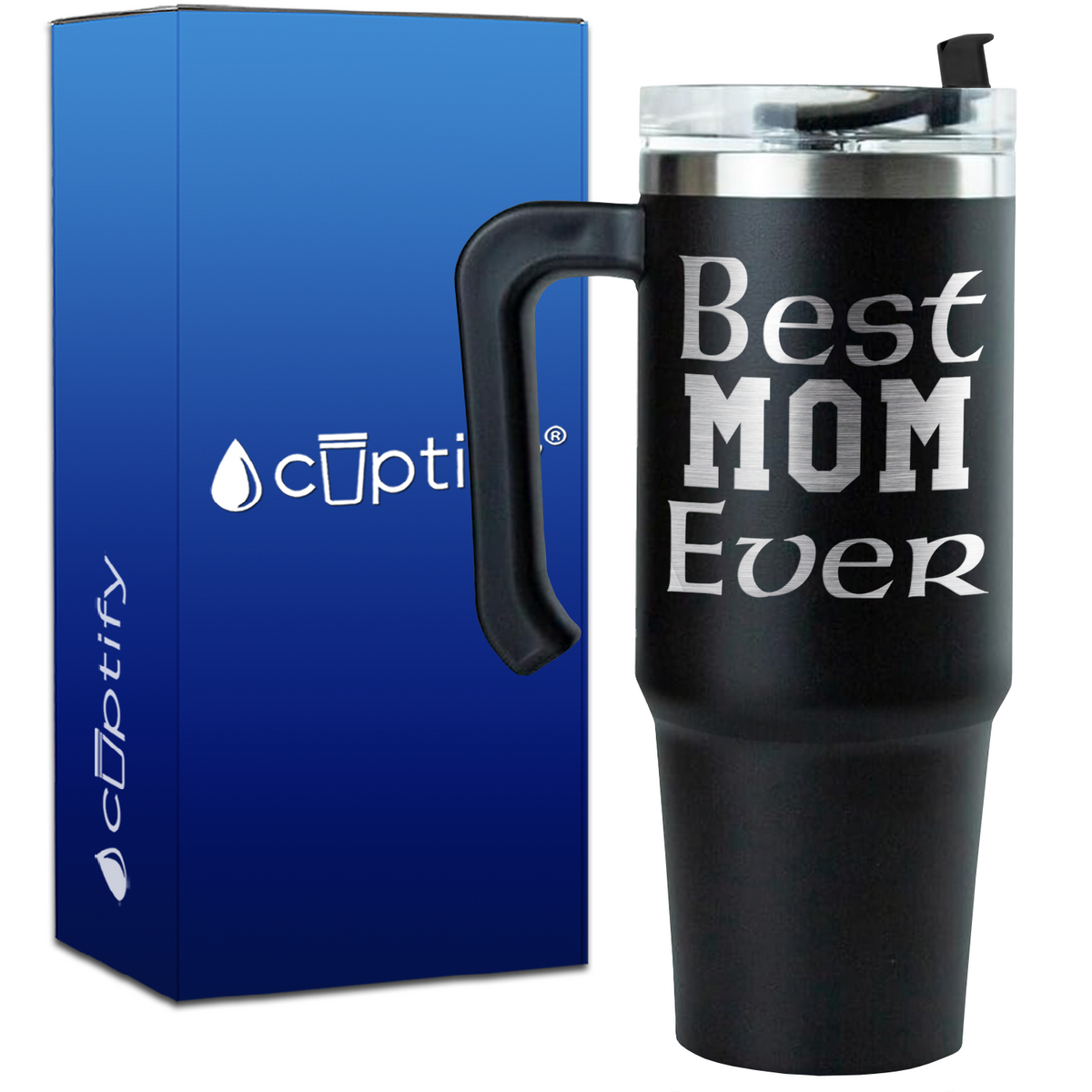 Best Mom Ever on 30oz Mom Travel Mug
