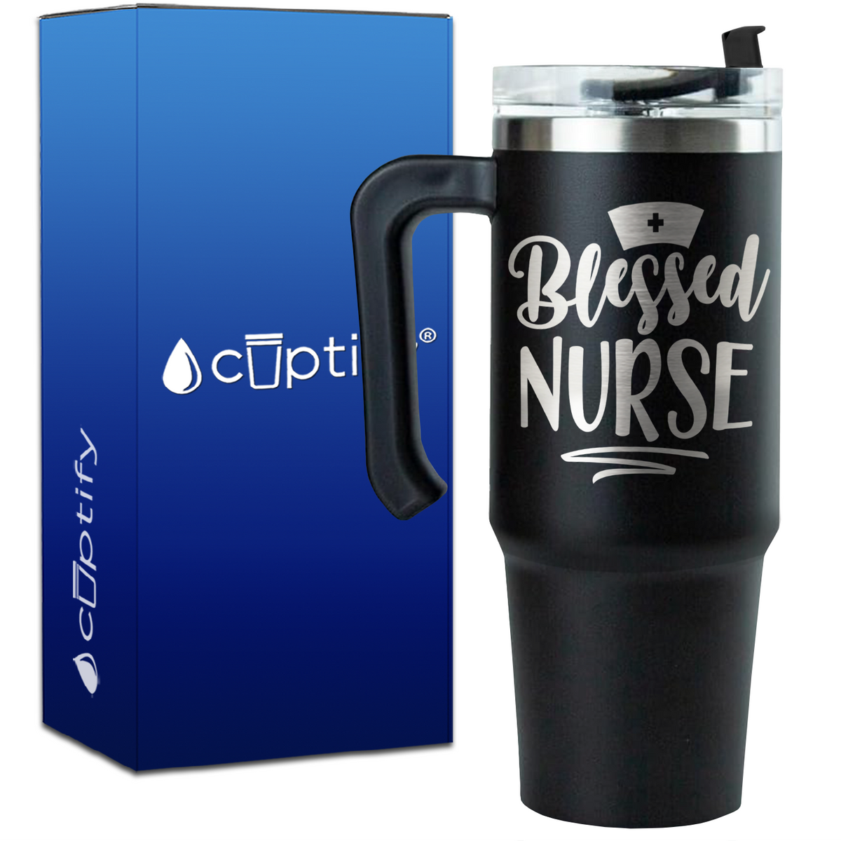 Blessed Nurse on 30oz Nurse Travel Mug