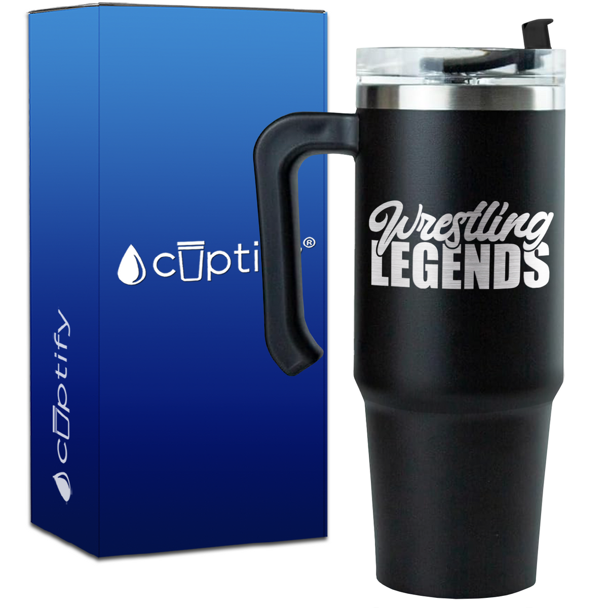 Wrestling Legends on 30oz Wrestling Travel Mug