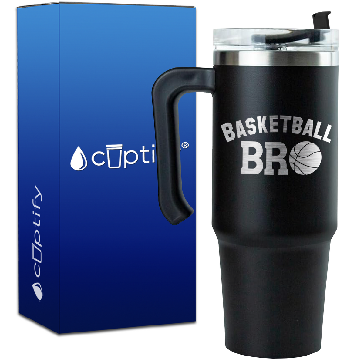 Basketball Bro on 30oz Basketball Travel Mug