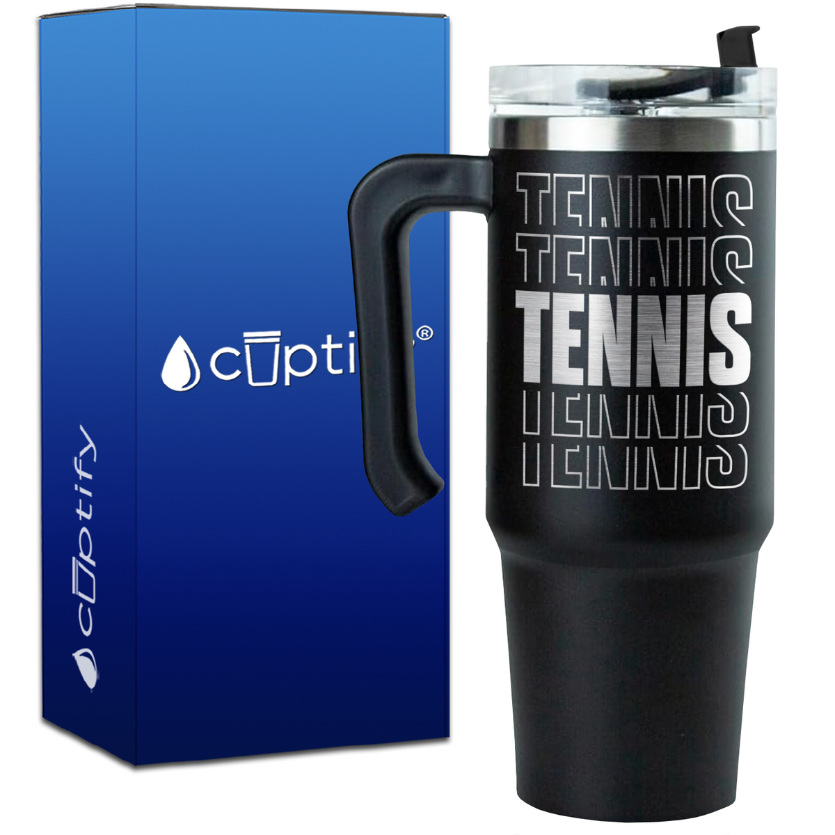 Tennis Tennis Tennis on 30oz Tennis Travel Mug