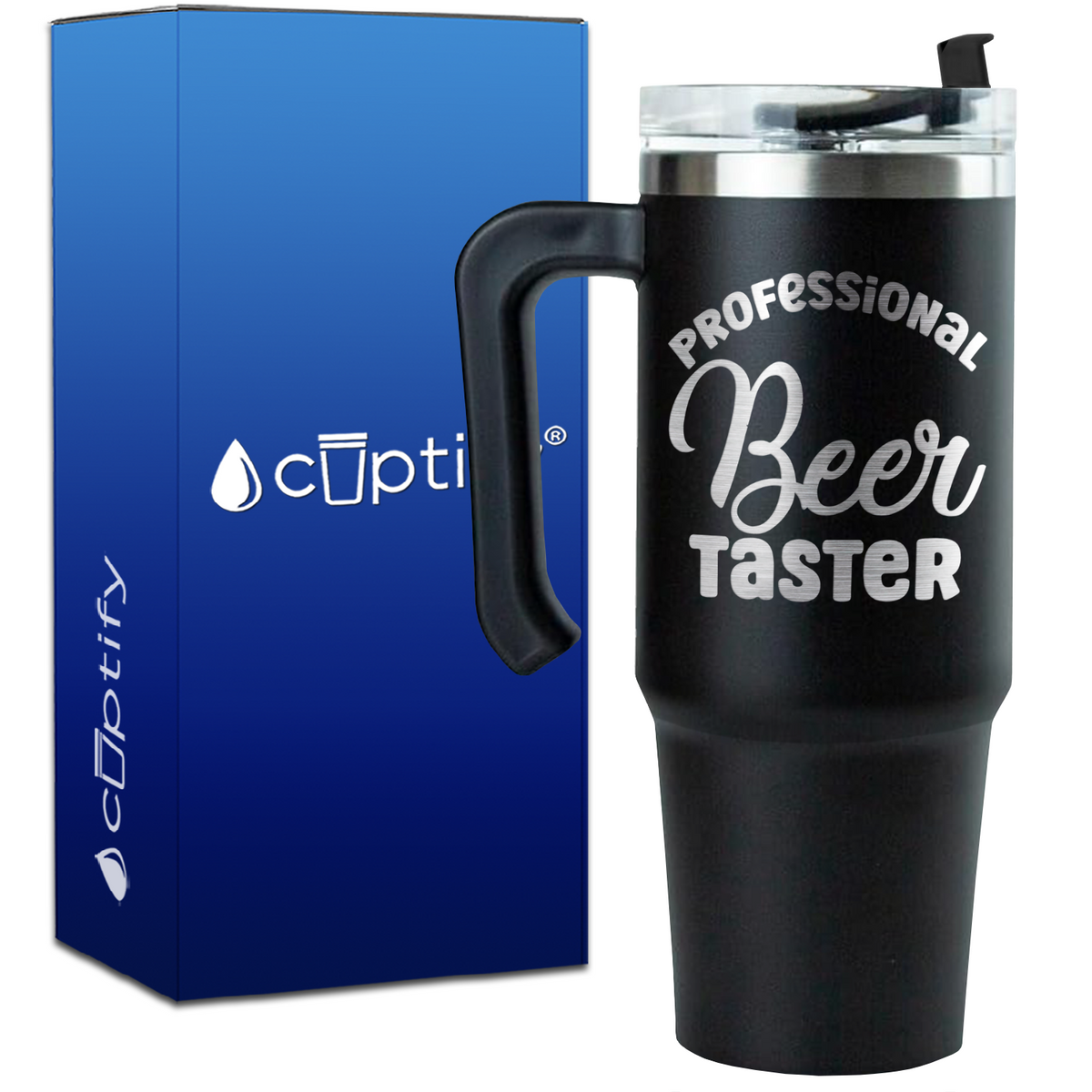 Professional Beer Taster on 30oz Beer Travel Mug