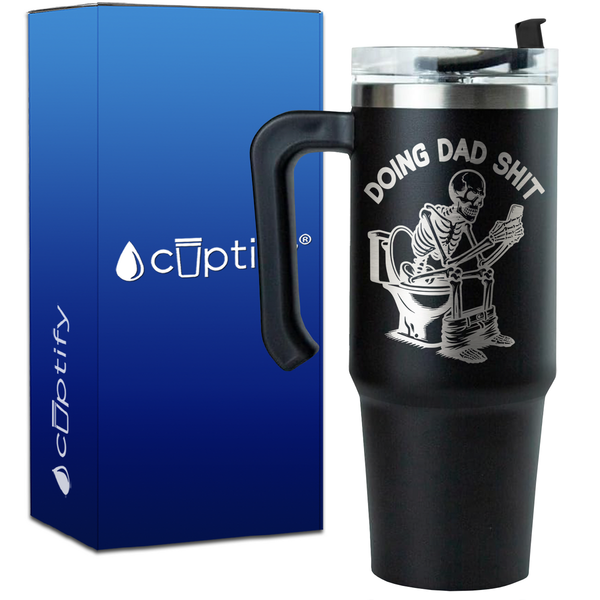 Doing Dad Shit on 30oz Funny Travel Mug