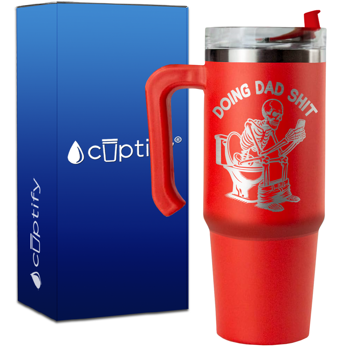 Doing Dad Shit on 30oz Funny Travel Mug