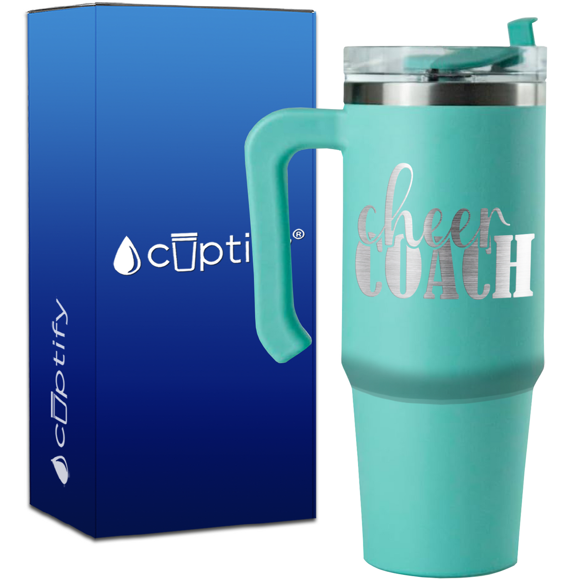 Cheer Coach on 30oz Cheer Travel Mug