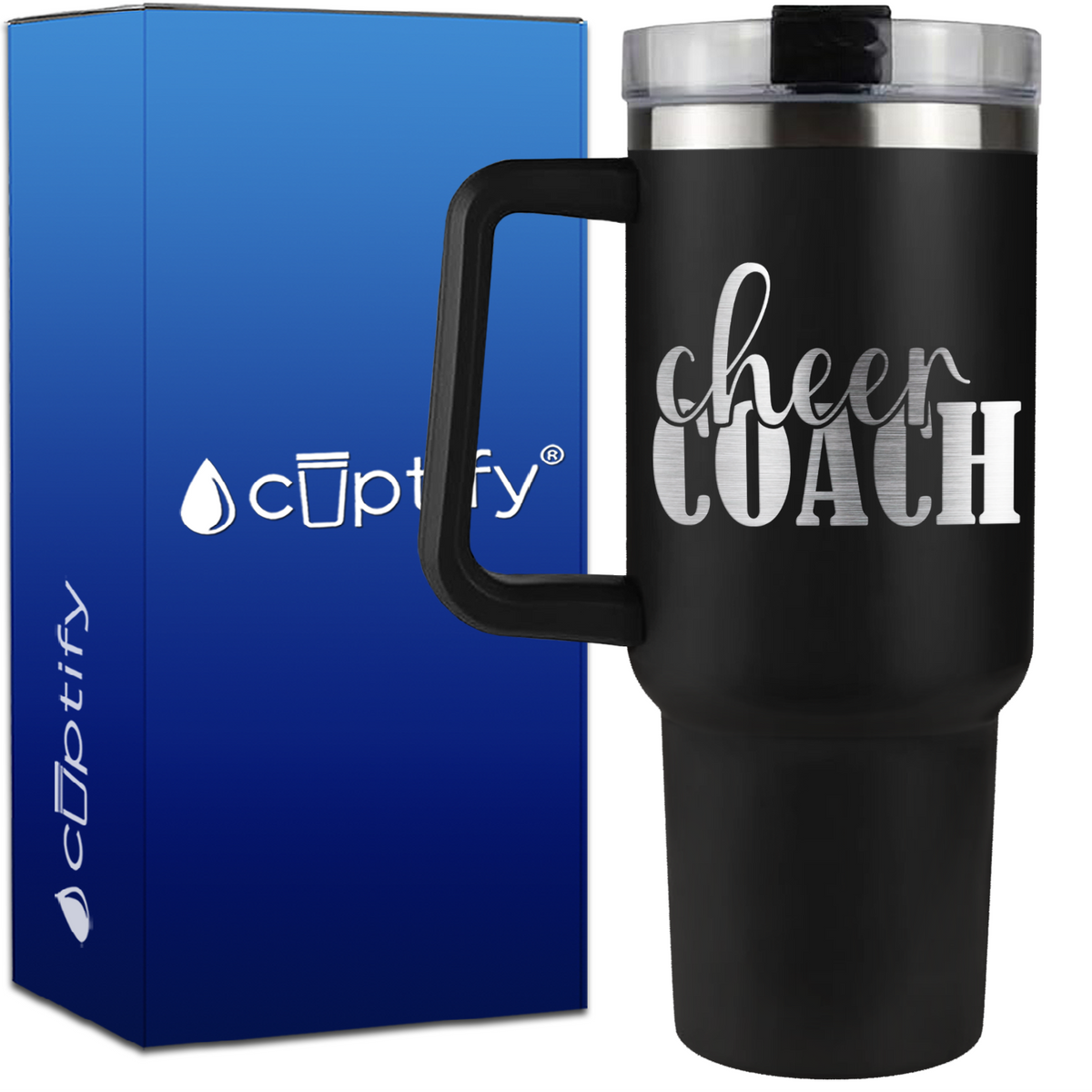 Cheer Coach on 40oz Cheer Traveler Mug