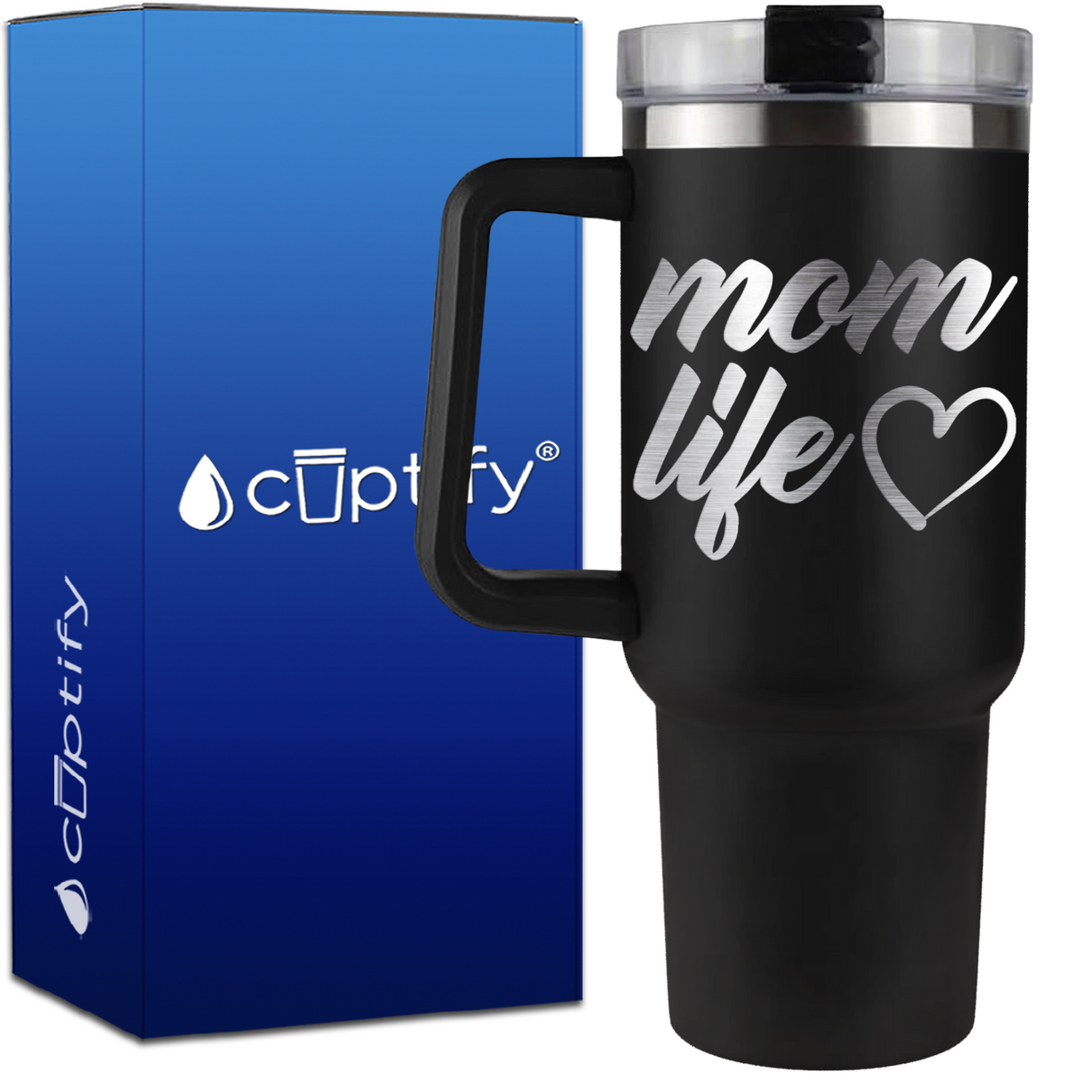 Mom Life on 40oz Mom Traveler Mug