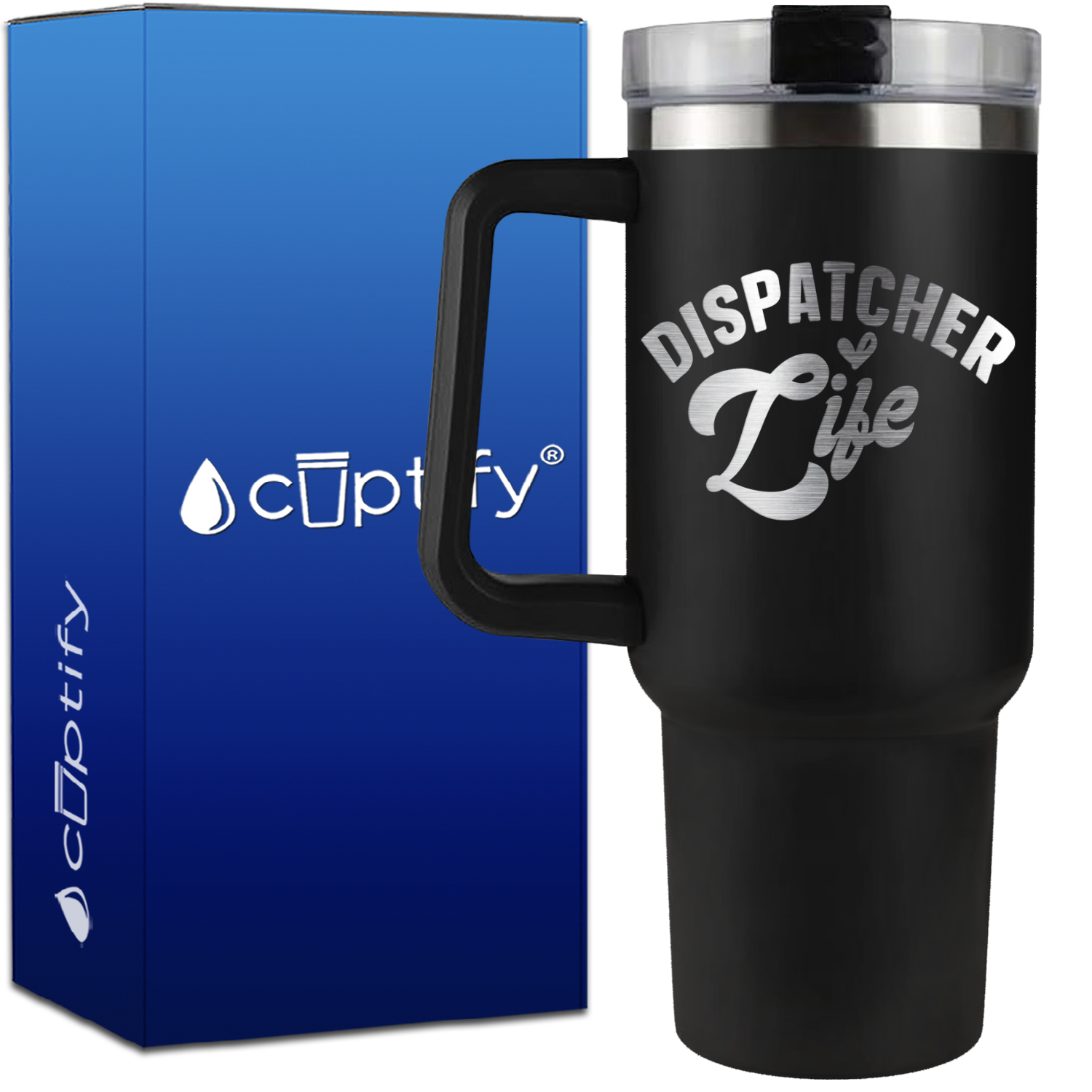 Dispatcher Life on 40oz Dispatcher Traveler Mug